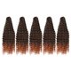 thumbnail image 5 of Mechones de cabello profundo, paquete de 5 unidades, extensión sintética para peinados bohemios Marrón, 5 of 9