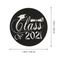 thumbnail image 2 of 1 Rouleau de 500Pcs 2021 Graduation Bonbons Emballage Sac Scellant Autocollants Autocollants Auto-Adhésifs, 2 of 8