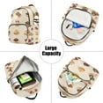 thumbnail image 5 of FORMRS Mini Backpack Purse for Women Travel Daypack Casual Shoulder Bag, Red Cakes, 5 of 7