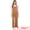 Brown, variant on DARING DIVA Women's Adjustable Straps Wide Leg High Waisted Overalls with Pockets M Brown