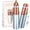 Blue, variant on Hoeylife Facial Hair Remover for Women,2 in 1 Rechargeable Electric Painless Eyebrow Removal,Built-in LED Light (Rose Gold)