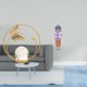 thumbnail image 2 of Estatua de bola de cristal,Estatuas de bolas de cristal para decoración del hogar,escritorio interior,Escultura de bola de cristal Figura de hierro Decoración,Muñeca geisha japonesa,Adorno, 2 of 8