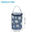 thumbnail image 2 of Uxcell Knitting Bag for Yarn Storage, Small Size Crochet Organizer Strap Case Holder with Pocket, Dark Blue, 2 of 6