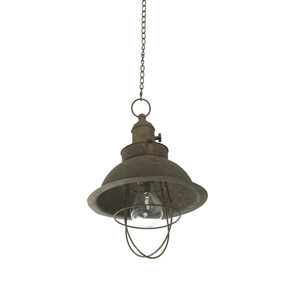 Rustic Vintage Hanging Indoor Outdoor Lamp No Battery Led Light Farmhouse Decor Com Rustic Vintage Hanging Indoor Outdoor, Battery Operated Pendant Chandelier