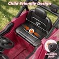thumbnail image 4 of TOKTOO 12V Ride on Toys for Toddlers, Electric Ride on Car for Kids, Ride on Truck for Boys Girls with Parent Remote Control, Music Player, Pink, 4 of 9