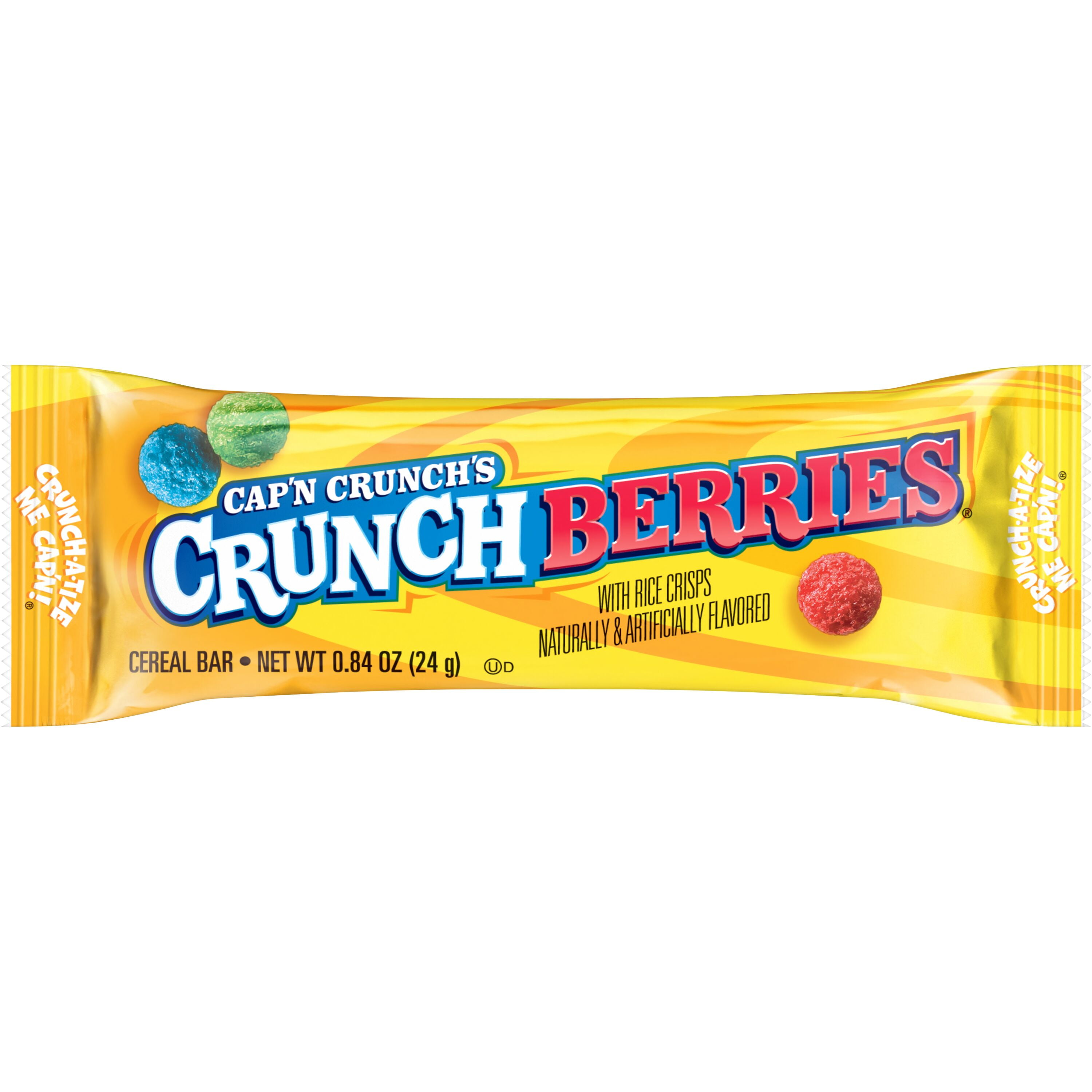(8 pack) Cap'N Crunch Treat Bar, Crunchberry Flavor, 16 Count
