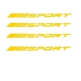 thumbnail image 2 of Kojooin 4 Pcs/set Wheels Rims Stickers Reflective Sport English Racing Decal Stripes Stickers, 2 of 8