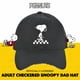 thumbnail image 2 of Gorra de Béisbol Concept One Peanuts Snoopy con Expresión a Cuadros, 2 of 6