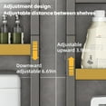 thumbnail image 5 of ZHUISAMHOM Over The Toilet Storage Shelf, 3 Tier  Freestanding Bathroom Organizers and Storage, Above Toilet Space Saver Rack with Adjustable Shelves, Fits Most Toilets, Gray, 5 of 7
