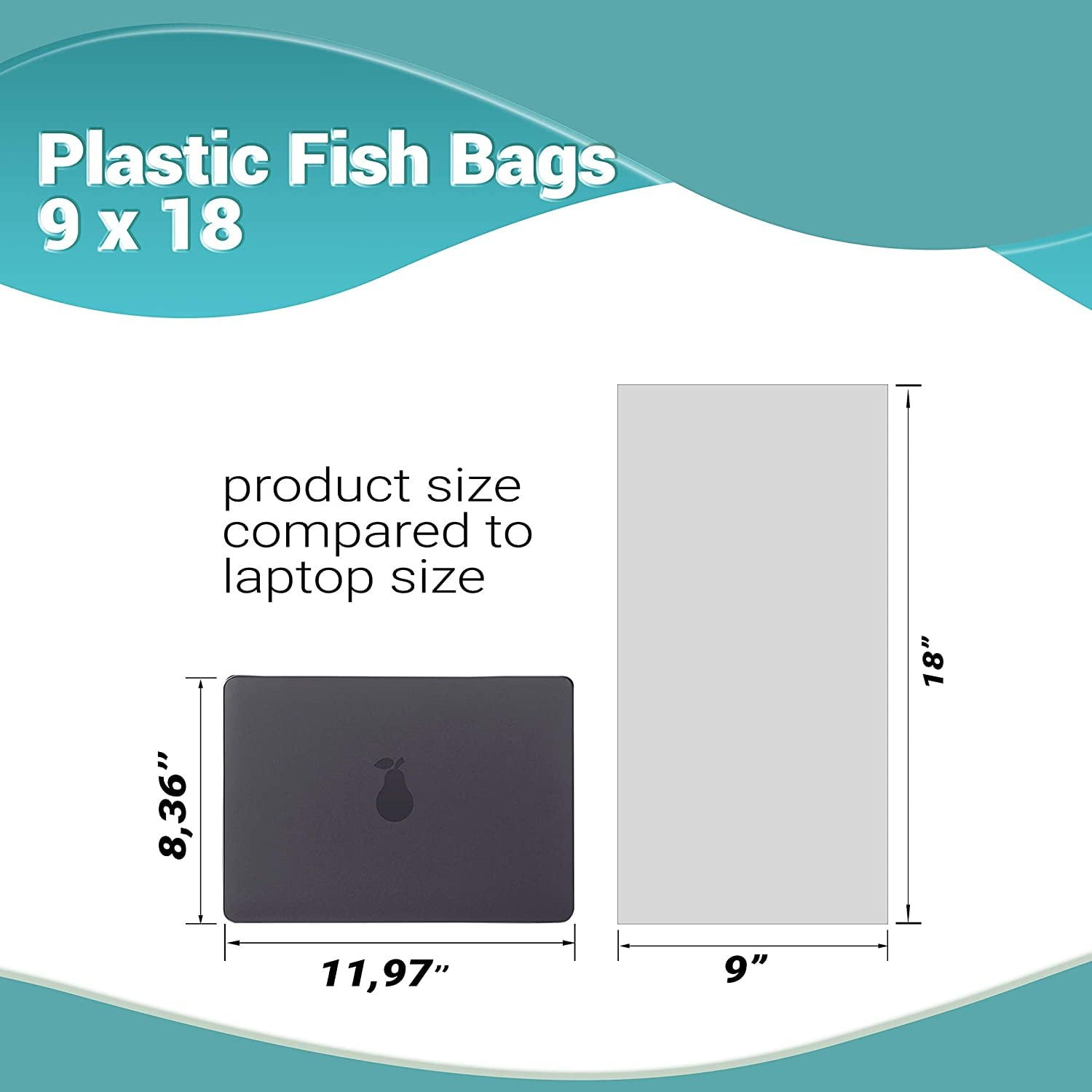 Buy Water Tight Poly Bags, 6 x 18, 2 mil, Tropical Fish Bags