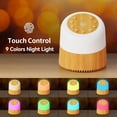 thumbnail image 5 of INXDOLHOM White Noise for Baby, 32 Soothing Sound with Night Light for Home Office Travel, Wooden, 5 of 9