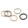 thumbnail image 4 of HENGC, hebillas redondas grandes de Metal con anillo redondo, tela de cierre para cinturón de cuero, zapatos, bolsos, prendas de vestir, costura de alta calidad, manualidades DIY, venta al por mayor, 4 of 5