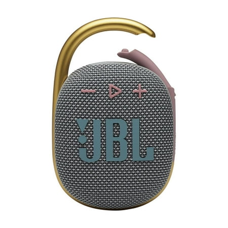 JBL - CLIP4 Portable Bluetooth Speaker - Gray