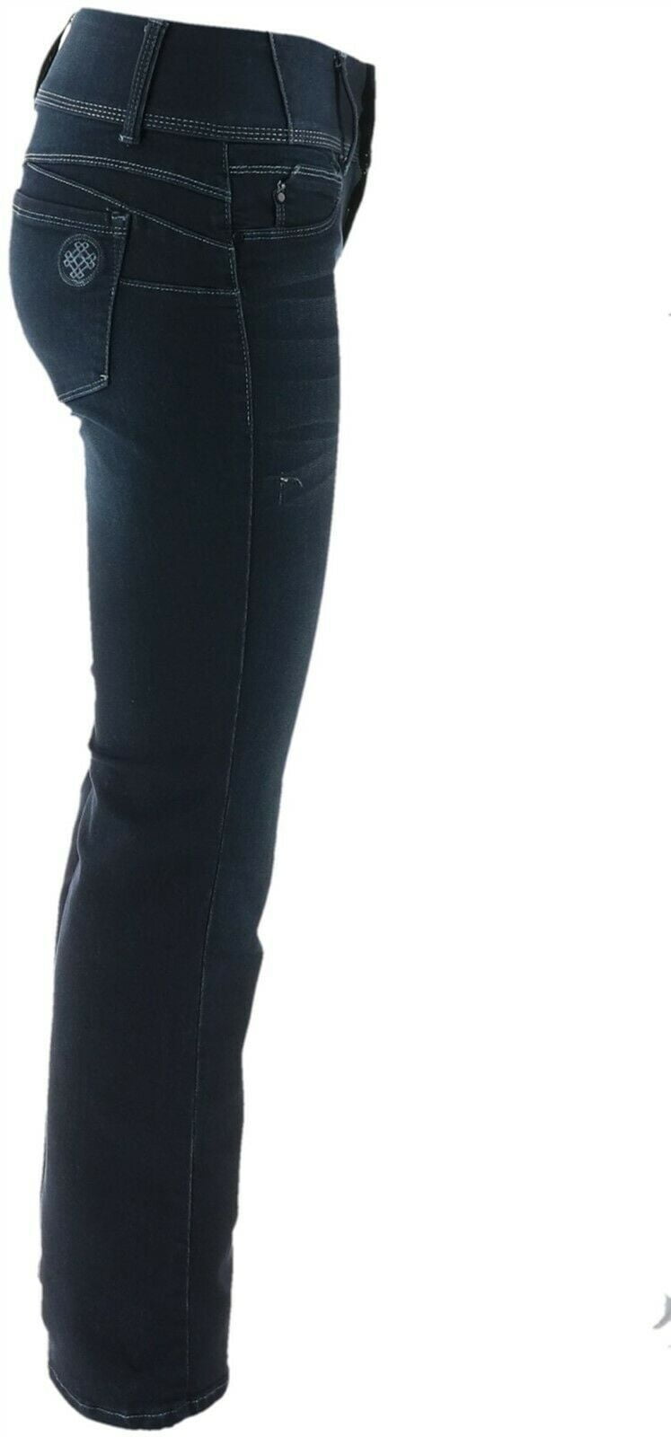 laurie felt curve silky denim boot cut jeans