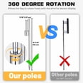 thumbnail image 4 of InstaHibit 10 Pack 11ft Feather Flag Pole Kit with 20" Ground Spike Flag Base, 4 of 9