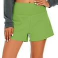 thumbnail image 4 of Women Shorts under $5! Xqxayjr Women's 2 in 1 Athletic Running Shorts High Waisted Workout Casual Gym Sweat Shorts Comfy Liner with Pockets Shorts, 4 of 9