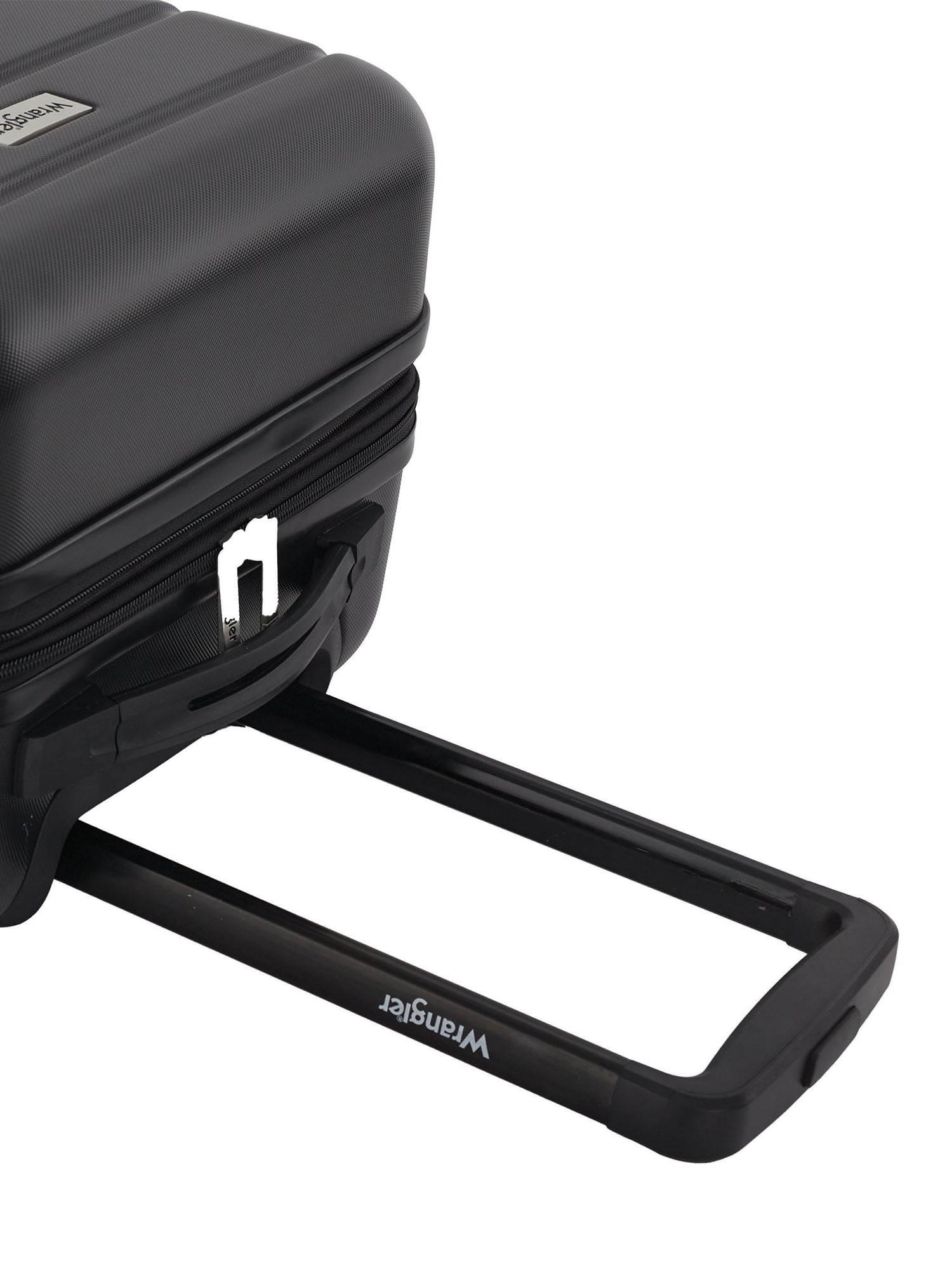 Wrangler 4-Piece 8-Wheel Expandable Hard Side Trunk-Style Luggage Set - Black