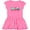 Raspberry with Polka Dots, variant on Inktastic Love Train Girls Toddler Dress