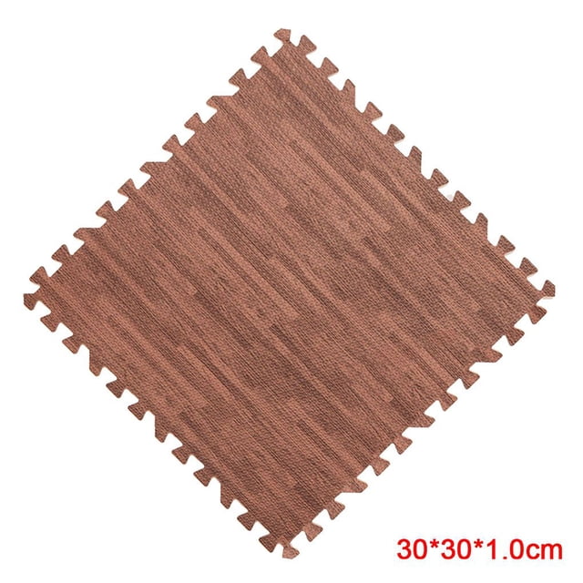 Homeholiday Home Floor Mat Carpet Blanket Exercise Gym Bathroom EVA Rug Kid Play Crawling Wood Pattern Foam Carpet