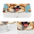 thumbnail image 4 of Corgi Portable PU Leather Earring Holder with Removable Compartment - Includes Bracelet Holder, Necklace Organizer, Jewelry Organizer, 4 of 6