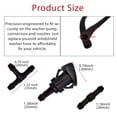 thumbnail image 3 of Universal Front Windshield Washer Squirter Nozzle Spray For Dodge Jeep Chrysler, 3 of 9