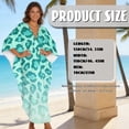 thumbnail image 2 of DISNIMO Kaftan Dresses for Women Leopard Printed Plus Size Swimsuit Coverup V Neck Batwing Sleeve Caftan Maxi Dress Lightweight Soft Bathing Suit Cover Ups, 2 of 7
