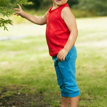 Kids Crop Fleece Jogger - 4-5 Years, Blue