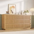 thumbnail image 4 of Fiogmub 9 Drawer Dresser for Bedroom, Wide Chest of Drawers TV Stand, Clothes Storage Cabinet Organizer for Living Room, Wood, 4 of 7