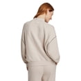 thumbnail image 3 of Reebok Women's Game Day Fleece Contrast Stitch Mock Neck Top, Sizes XS-XXXL, 3 of 7