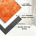 thumbnail image 5 of Socofuz Fluffy Area Rugs for Living Room,4x6 Shag Rectangular Carpets for Bedroom Tie-dye Orange, 5 of 7