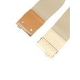 thumbnail image 2 of INSPIRE CHIC Women's Elastic Belts for Dresses Wide Belts Hook Buckle Retro Beige, 2 of 4
