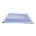 thumbnail image 2 of Ahgly Company Machine Washable Indoor Square Southwestern Blue Country Area Rugs, 8' Square, 2 of 4