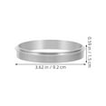 thumbnail image 2 of HAMPPLIES 2 Pcs Joint de Machine d'Étanchéité Aluminium Rond pour Scellant de Bocaux de Mise en Conserve, 2 of 8