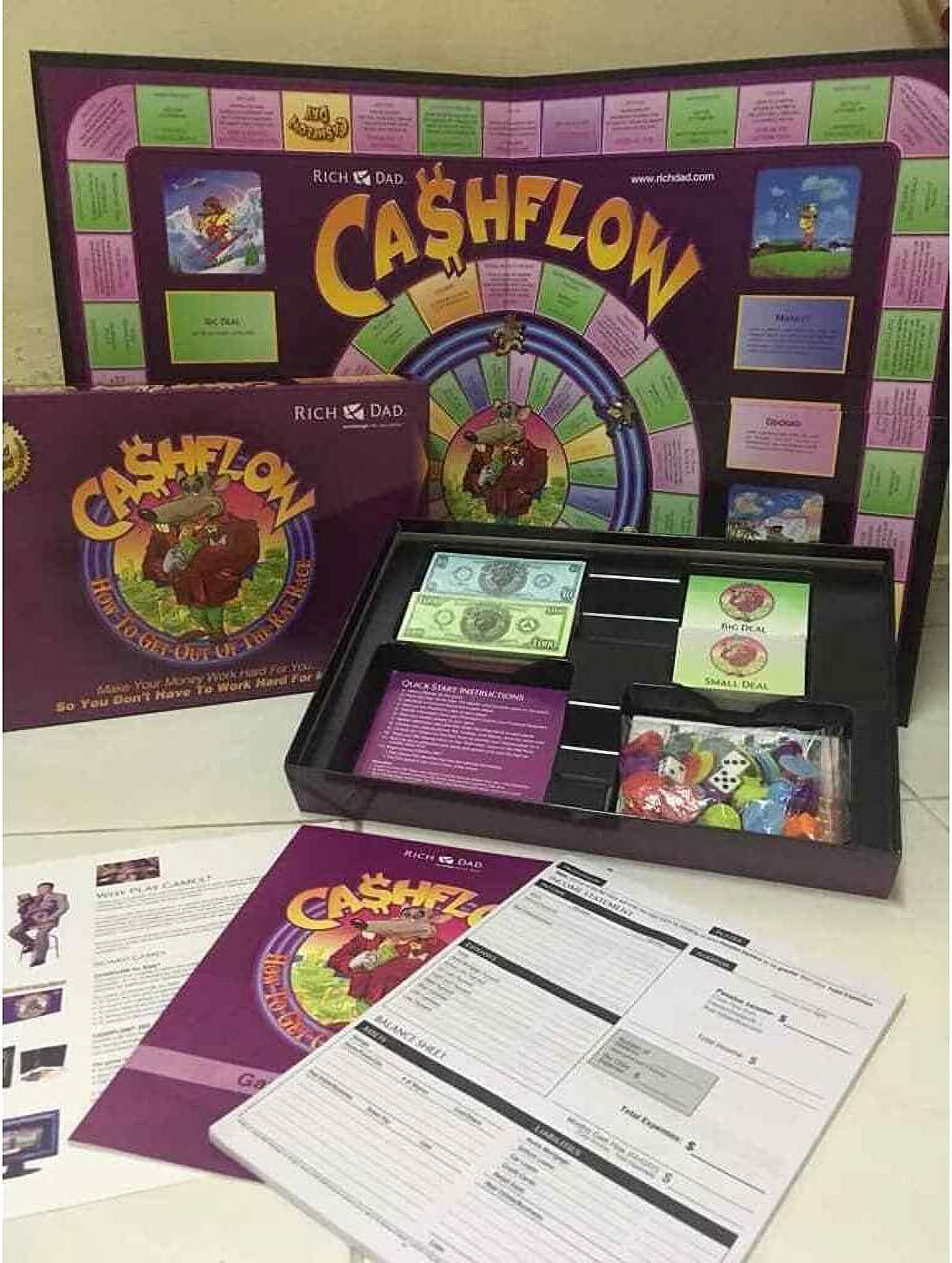 Rich Dad Cashflow 101 Board Games By Robert Kiyosaki 2 6 Players