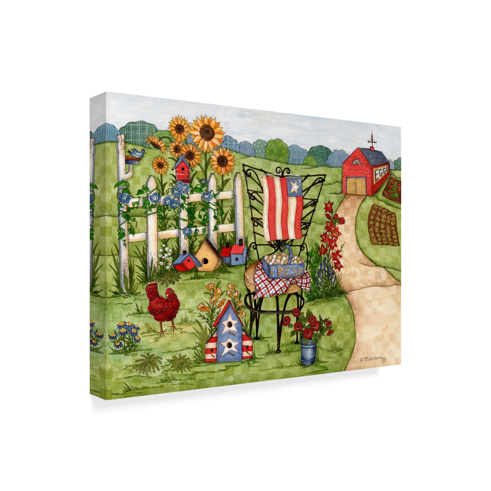 Trademark Fine Art 'Summer Americana' Canvas Art by Robin Betterley