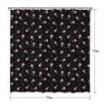 thumbnail image 5 of Pioneer Flower Floral Print Pattern Shower Curtain 72"x72", Bathroom Decorative Shower Curtain Set with 12 Hooks, Waterproof Washable, 5 of 6