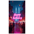 thumbnail image 5 of Neon Style Happy Birthday Banner Party Background Decors Photography Props for Birthday Party Celebrations Event Decorations Backdrop Supplies, 5 of 8