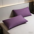 thumbnail image 4 of SIYTUAU Envelope Style Pillowcases Set Of 2 Summer Velvet Bedding For Dormitory And Room Soft Hair Friendly 20X26 Inch, 4 of 7