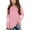 Pink, variant on Xiaowennn Girls Long Sleeve T Shirt Children's Crew Neck Top Girls T Shirt Inner Tops for