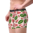 thumbnail image 2 of Uemuo Watermelon Pattern Men's Boxer Briefs,Trunk Anti-Chafing,Comfortable, Durable, and Stylish Underwear-Medium, 2 of 9