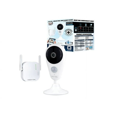 Night Owl - 4-Channel Indoor Wireless Surveillance System - White