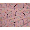 thumbnail image 4 of oneOone Polyester Lycra Peach Fabric Geometric Craft Projects Decor Fabric Printed By The Yard 56 Inch Wide-JT4, 4 of 4