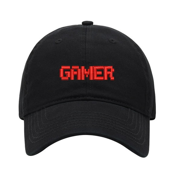 Baseball Cap Embroidered Hat for Gamer Men's Adjustable Cotton Unisex Embroidery Baseball Caps