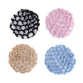 thumbnail image 3 of KAKOWELY 4 Pcs Rappel Élastique pour Cheveux Volants Filets pour Performance de Danse Ballet,5.12x"X5.12"X0.24 Pouces, 3 of 5