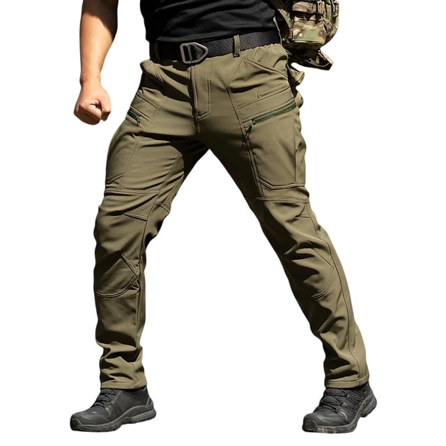 StSilkitty Men's Casual Pants Solid Color Lightweight Wide Leg Pant with Pocket Drawstring Elastic Waist Trousers