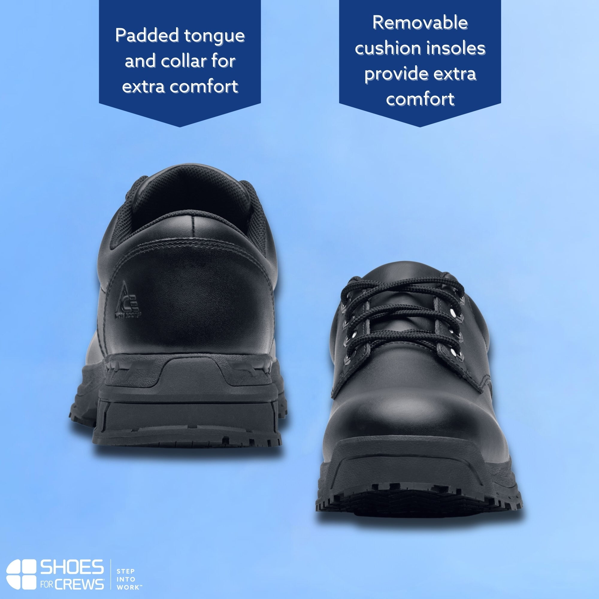 Shoes For Crews Cade Steel Toe Work Shoes Black Slip Oil Resistant Mens Sz 11.5 Shoes For Crews Cade, Men main image 4