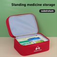 thumbnail image 3 of Large Capacity Double-Deck Bag, Outdoor Emergency Kit, Portable Small Bag, Home Storage Bag, 3 of 6