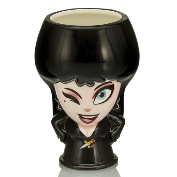 Cupful of Cute Mistress of the Dark Elvira Ceramic Mug | Holds 18 Ounces