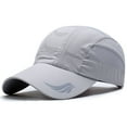 thumbnail image 2 of beishanbush Visors Men and Women Summer Fashion Outdoor Casual Sunscreen Baseball Caps Visors Hats Grey, 2 of 3