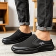 thumbnail image 6 of CHICVOMEY Mules for Men Woven Mesh Soft Sole Casual Non Slip Lightweight Slip On Shoes for Daily Home Office Comfortable, 6 of 7